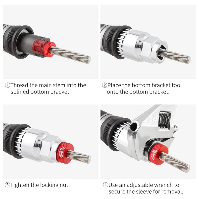 MUQZI velosipēda apakšējo kronšteinu noņemšanas rīks 20 zobiem BB
