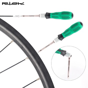 RISK RL236 Bike Bicycle Rim Ακτίνες θηλή κλειδί υποδοχή Κατσαβίδι αφαίρεσης εισαγωγής MTB Σετ εργαλείων επισκευής ποδηλάτου δρόμου