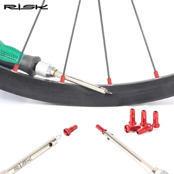 RISK RL236 Bike Bicycle Rim Ακτίνες θηλή κλειδί υποδοχή Κατσαβίδι αφαίρεσης εισαγωγής MTB Σετ εργαλείων επισκευής ποδηλάτου δρόμου