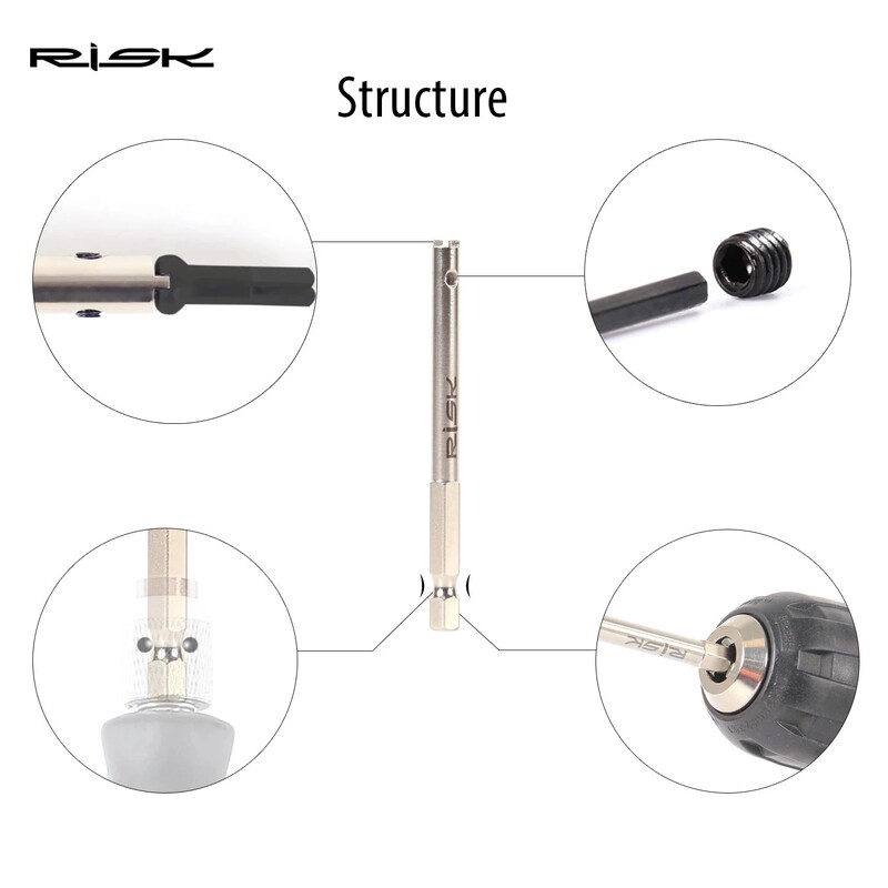 RISK RL236 Bicikl Obruč bicikla Žbica Nipl Ključ Nasadni odvijač Odvijač Uklanjanje Alati za umetanje Komplet alata za popravak MTB cestovnog bicikla