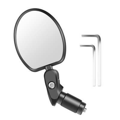 Universāls velosipēda stūres atstarotājs atpakaļskata spogulis kalnu velosipēda elektriskā velosipēda HD plaša diapazona regulējamu leņķu spogulis