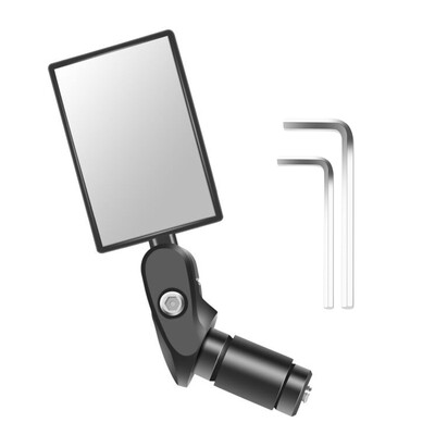 Universāls velosipēda stūres atstarotājs atpakaļskata spogulis kalnu velosipēda elektriskā velosipēda HD plaša diapazona regulējamu leņķu spogulis