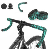 Šosejas velosipēda stūres lente Ātruma sacīkšu velosipēda stieņa lentes rokturis šķērssiksna pret slīdēšanu ceļu velosipēda stūre riteņbraukšanas siksnas