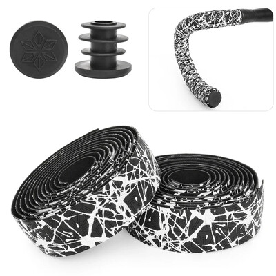 Šosejas velosipēda stūres lente Ātruma sacīkšu velosipēda stieņa lentes rokturis šķērssiksna pret slīdēšanu ceļu velosipēda stūre riteņbraukšanas siksnas