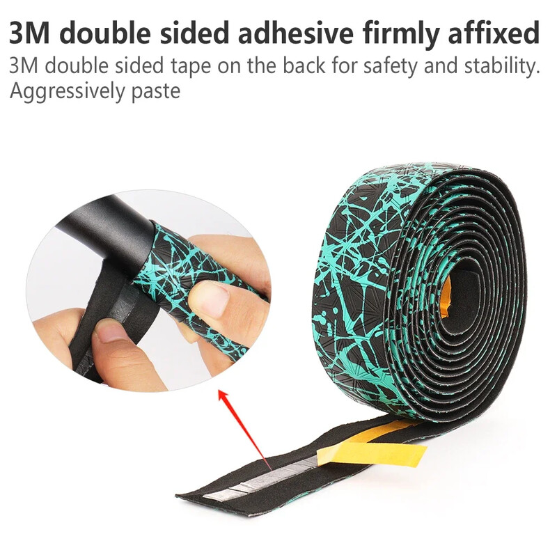 Šosejas velosipēda stūres lente Ātruma sacīkšu velosipēda stieņa lentes rokturis šķērssiksna pret slīdēšanu ceļu velosipēda stūre riteņbraukšanas siksnas