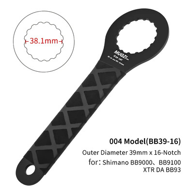 MUQZI MTB apakšējā kronšteina rīks 39/41/44/46/49/52mm velosipēda apakšējā kronšteina uzstādīšanas noņemšanas līdzeklis Shimano SRAM BB uzgriežņu atslēgai