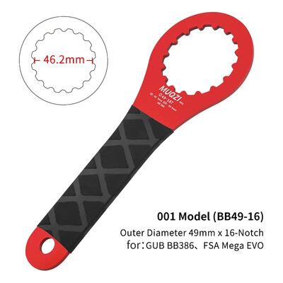MUQZI MTB apakšējā kronšteina rīks 39/41/44/46/49/52mm velosipēda apakšējā kronšteina uzstādīšanas noņemšanas līdzeklis Shimano SRAM BB uzgriežņu atslēgai