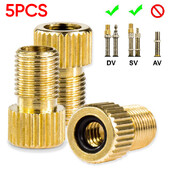 5PC F/V na A/V ventil adapter Bike Value Converter Presta u Schrader Golden Bike Tire Francuski ventil adapter Dodaci za bicikle