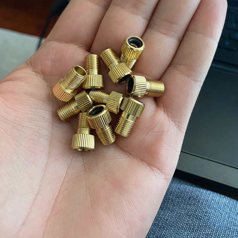 5PC F/V na A/V ventil adapter Bike Value Converter Presta u Schrader Golden Bike Tire Francuski ventil adapter Dodaci za bicikle