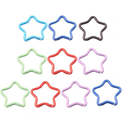 Karabiner u obliku zvijezde Aluminijski karabiner šareni pentagram zvjezdani karabiner kopče za privjesak ruksak za kampiranje