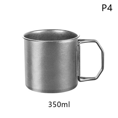 Kempinga krūze nerūsējošā tērauda kafijas tase tūristu galda piederumi piknika piederumi āra virtuves aprīkojums gatavošanas komplekts virtuves piederumi pārgājieni