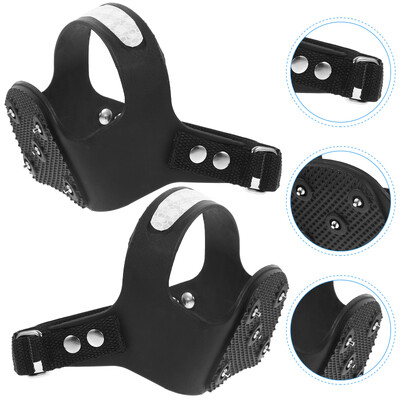 Silikona tapas Ledus krampji pārgājienu skavas apaviem ar 5 zobu drošu aizsardzību