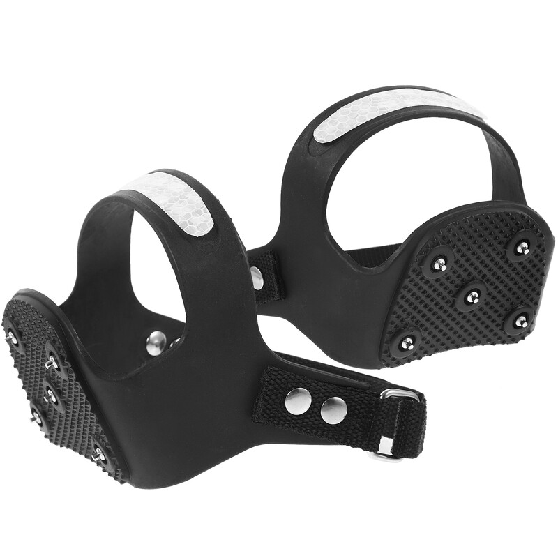 Silikona tapas Ledus krampji pārgājienu skavas apaviem ar 5 zobu drošu aizsardzību