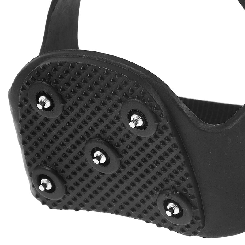 Silikona tapas Ledus krampji pārgājienu skavas apaviem ar 5 zobu drošu aizsardzību