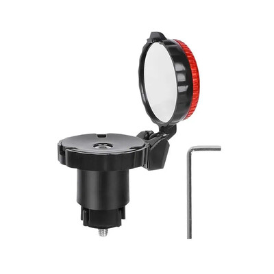 Dviračio galinio vaizdo veidrodėlis, pasukamas dviračio vairas Led įspėjamoji lemputė galinio vaizdo veidrodžiai, skirti Mtb plento dviračio šoninei vairai Mirro F3l5