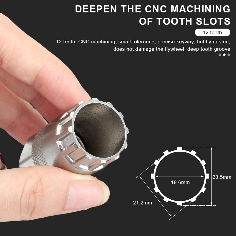 Instrument de îndepărtare a inelului de blocare a casetei de bicicletă, din oțel carbon, MTB, pentru bicicletă de șosea