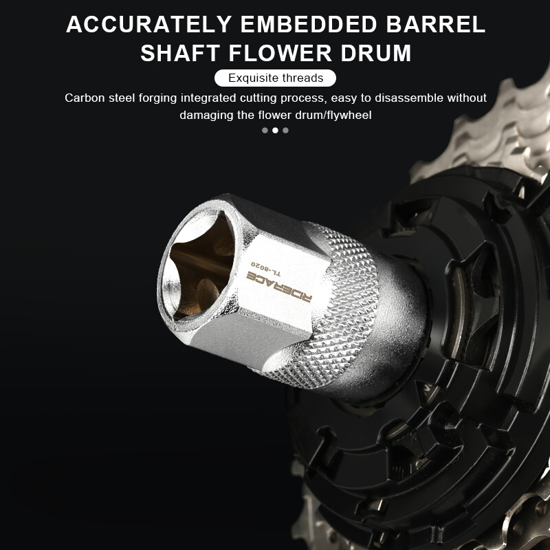 Instrument de îndepărtare a inelului de blocare a casetei de bicicletă, din oțel carbon, MTB, pentru bicicletă de șosea