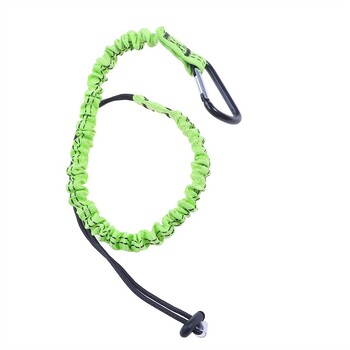 Υψηλής ποιότητας Carabiner Lanyard Retractable Safety Rope Τηλεσκοπικό ελαστικό εργαλείο αναρρίχησης Σχοινιά ασφαλείας κατά της πτώσης