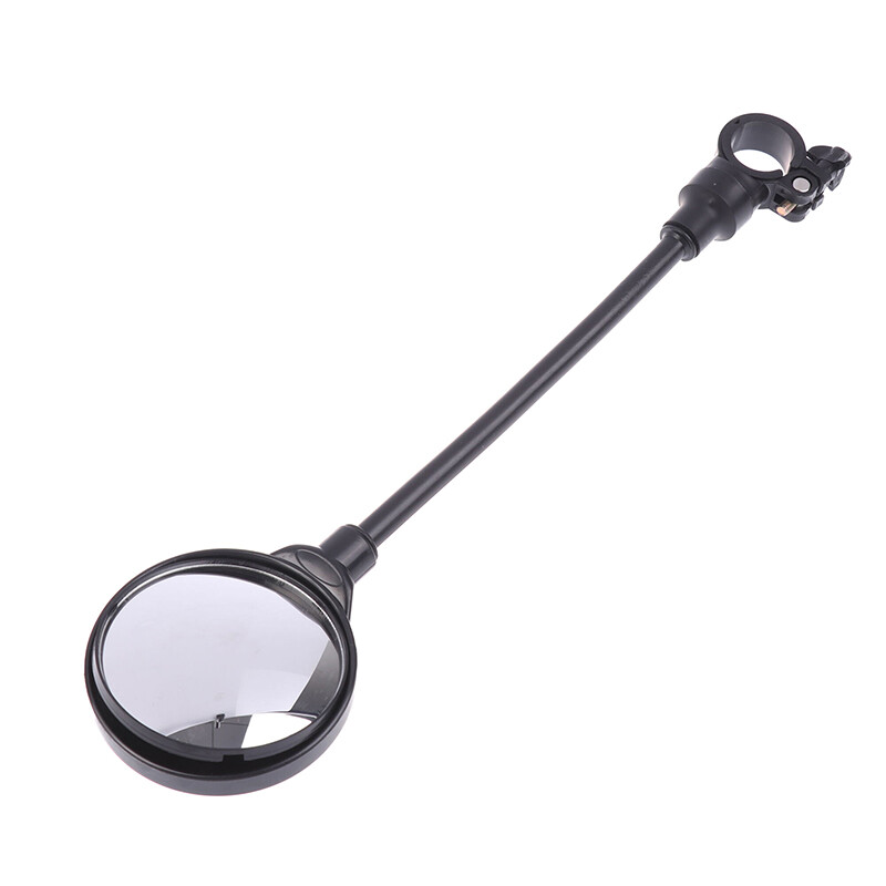 1 gab velosipēda spogulis 360 ° grozāms un regulējams stūres atpakaļskata spogulis velosipēda platleņķa atpakaļskata triecienizturīgs izliekts spogulis