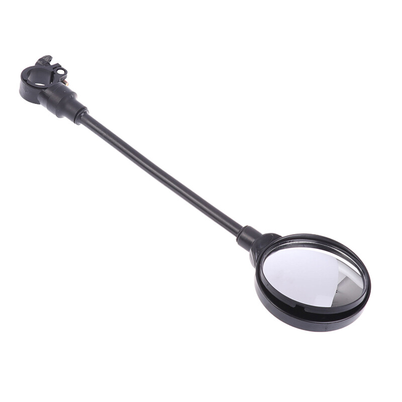 1 gab velosipēda spogulis 360 ° grozāms un regulējams stūres atpakaļskata spogulis velosipēda platleņķa atpakaļskata triecienizturīgs izliekts spogulis