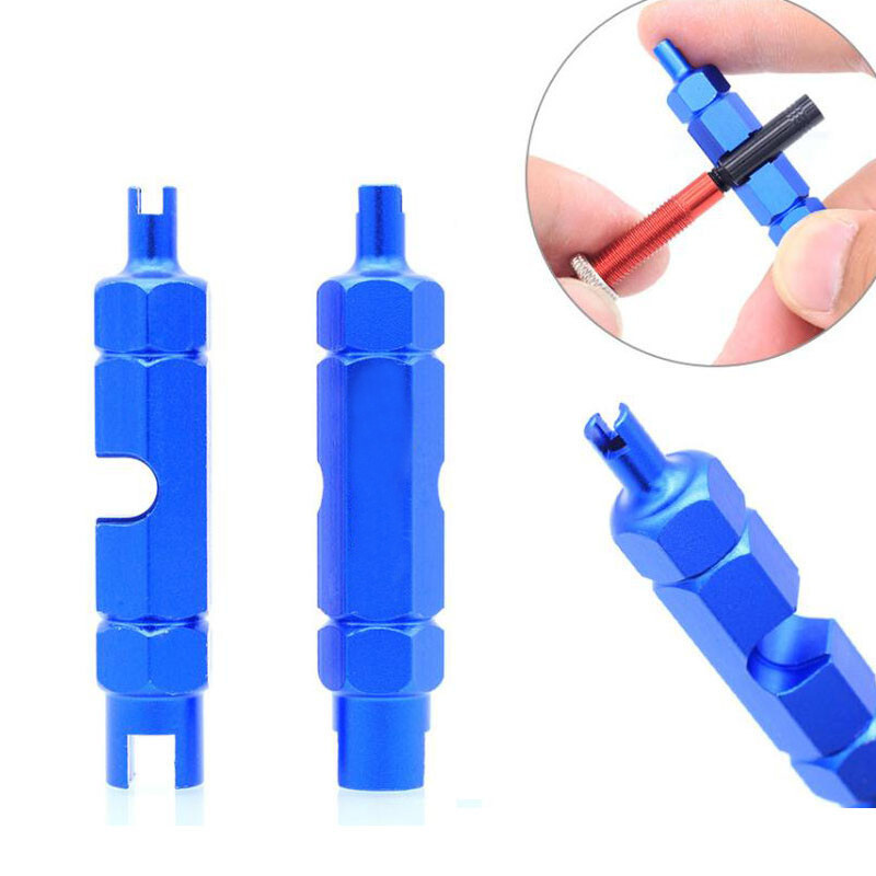 TOOPRE MTB šosejas velosipēdu daudzfunkcionālais vārstu rīks alumīnija sakausējuma Schrader/Presta AV/FV sprauslas Caurules serdes uzgriežņu atslēgas noņemšanas rīki