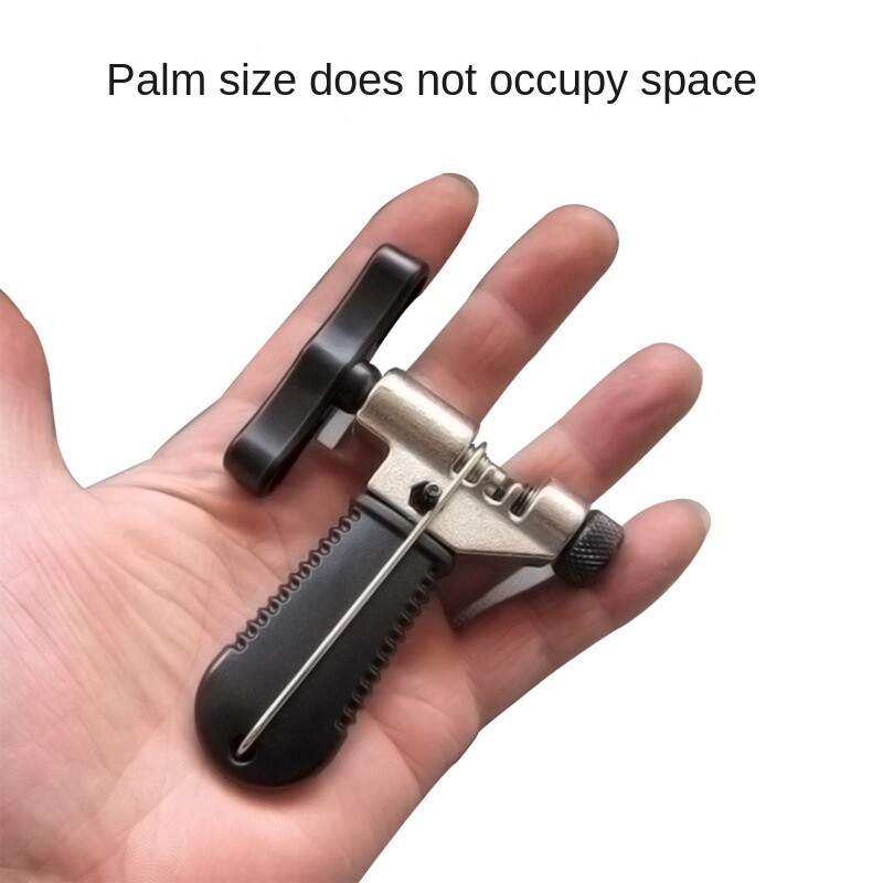 Pārnēsājams velosipēda ķēžu noņemšanas rīks Velosipēdu saites sadalītāja rīks šosejas velosipēda MTB ķēdes griezējs riteņbraukšanas remonta rīku piederumi