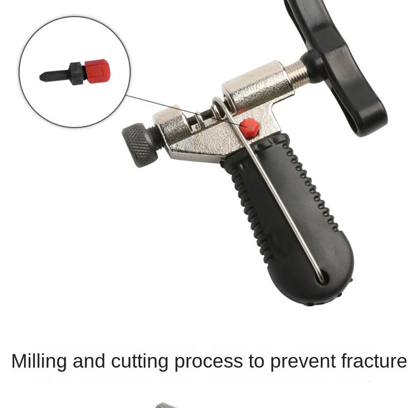 Pārnēsājams velosipēda ķēžu noņemšanas rīks Velosipēdu saites sadalītāja rīks šosejas velosipēda MTB ķēdes griezējs riteņbraukšanas remonta rīku piederumi