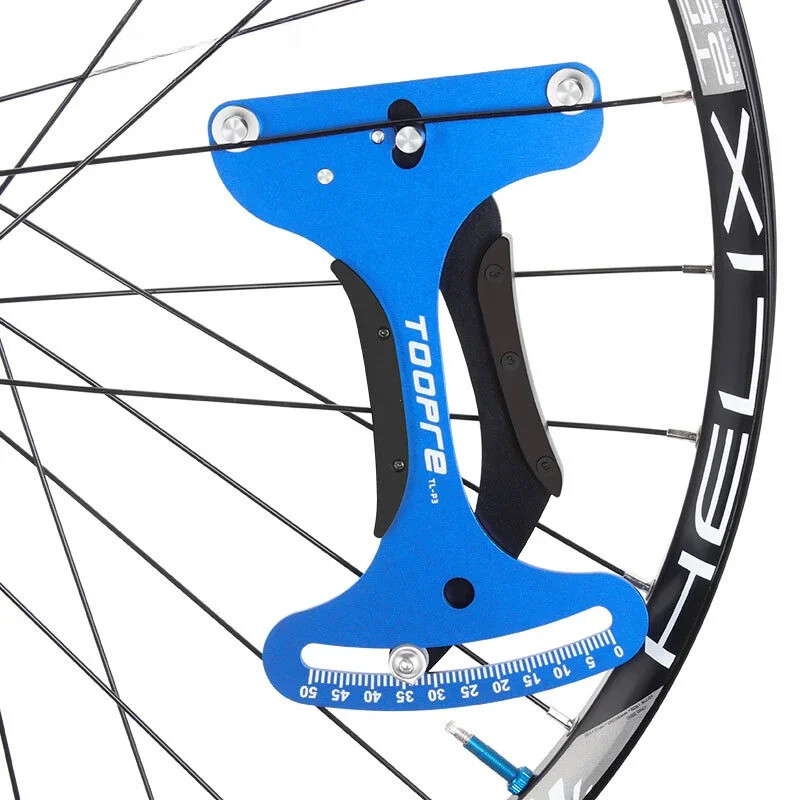 Contor de tensiune a spițelor pentru bicicletă, grup de roți pentru jante de bicicletă de munte, instrument de corectare a abaterii de măsurare a tensiunii, accesorii pentru ciclism