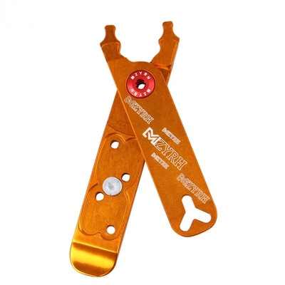 Esențial pentru biciclete: Clești Master Link și Instrument pentru supapă Instrument CNC multifuncțional 4 în 1 cu pârghie pentru anvelope, tăietor de conectori pentru lanț