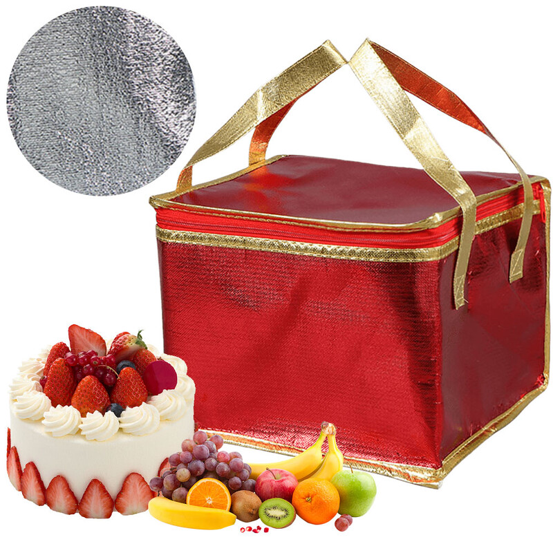 Picas pārtikas piegādes maisiņš Atkārtoti lietojams izolēts termiskās uzglabāšanas turētājs kempinga siltāks aukstais termomaiss karstajam un aukstajam ēdienam