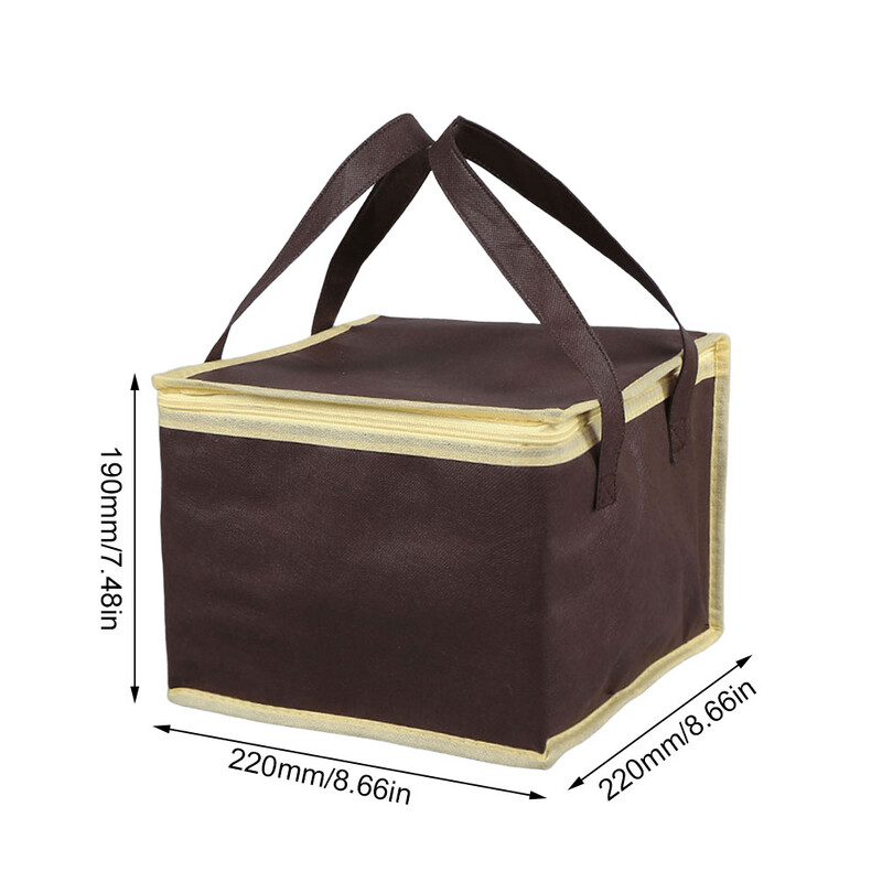 Picas pārtikas piegādes maisiņš Atkārtoti lietojams izolēts termiskās uzglabāšanas turētājs kempinga siltāks aukstais termomaiss karstajam un aukstajam ēdienam