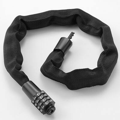 66/125 cm velosipēda slēdzene, 4 ciparu kodu kombinēta drošības slēdzene velosipēda aprīkojumam MTB pretaizdzīšanas slēdzenes stiprinājuma velosipēda piederumi