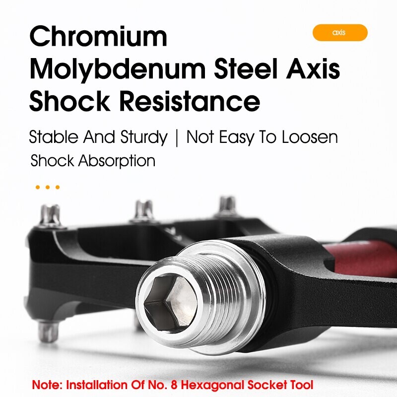 WEST BIKING CNC 3 Bearing Velosipēdu pedāļi Īpaši vieglie BMX MTB šosejas velosipēdu pedāļi Neslīdošas alumīnija sakausējuma atstarojošas riteņbraukšanas daļas