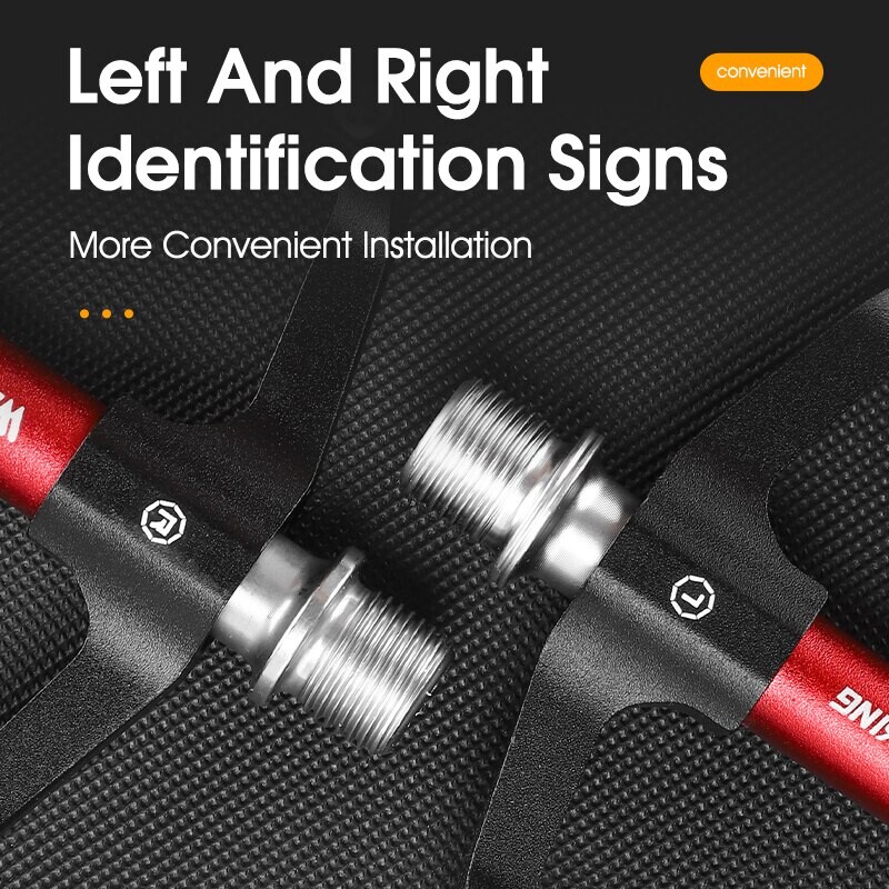 WEST BIKING CNC 3 Bearing Velosipēdu pedāļi Īpaši vieglie BMX MTB šosejas velosipēdu pedāļi Neslīdošas alumīnija sakausējuma atstarojošas riteņbraukšanas daļas