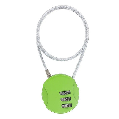 Sârmă extinsă Lacăt pentru cască de motocicletă Blocare antifurt inteligentă cu combinație Lacăt cu cifre Sârmă de sârmă Lacăt cod încuietoare de securitate