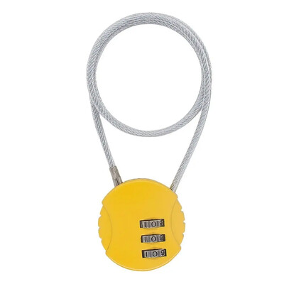 Sârmă extinsă Lacăt pentru cască de motocicletă Blocare antifurt inteligentă cu combinație Lacăt cu cifre Sârmă de sârmă Lacăt cod încuietoare de securitate