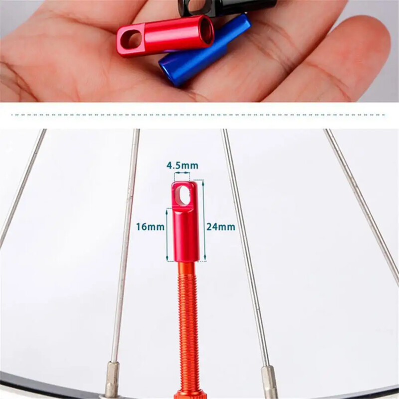 Anvelopă de bicicletă Capă de supapă Presta Roată Din aliaj de aluminiu Huse de praf pentru supape Protector Capac Presta pentru biciclete Antipraf Accesorii pentru biciclete