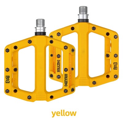 Pedală de bicicletă Anti-alunecare Ultrauşoară din nailon MTB Pedală de bicicletă de munte Lagăre etanşe Pedale Accesorii pentru biciclete Piese