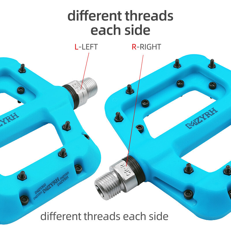 Pedală de bicicletă Anti-alunecare Ultrauşoară din nailon MTB Pedală de bicicletă de munte Lagăre etanşe Pedale Accesorii pentru biciclete Piese