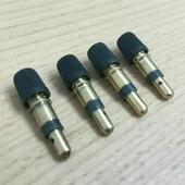 Velosipēda vārsts ar putekļu vāciņu, zibspuldzes vārsts DV Dunlop, 4/6 gabali, uzlaboti, uzticami pretvārsti, vāciņi, piederumi