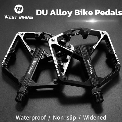 WEST BIKING Pedale de biciclete Sigilat DU Rulment Pedala antiderapanta Mountain Road Bike Ciclism din aliaj MTB Pedale Accesorii pentru biciclete