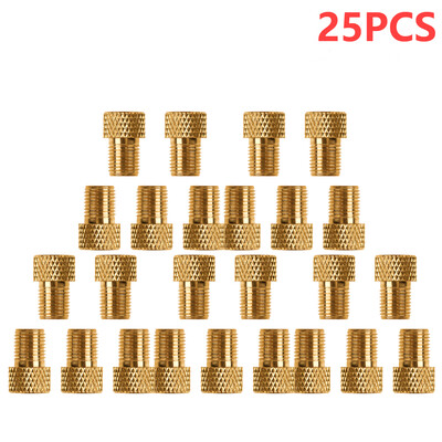 5-25 komada Presta na Schrader adaptere Pumpa za bicikl od aluminijske legure Adapter za gume Bakreni zračni ventil Konektor ventila za gume Dijelovi bicikla
