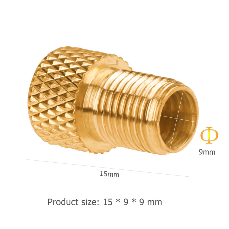 5-25 komada Presta na Schrader adaptere Pumpa za bicikl od aluminijske legure Adapter za gume Bakreni zračni ventil Konektor ventila za gume Dijelovi bicikla