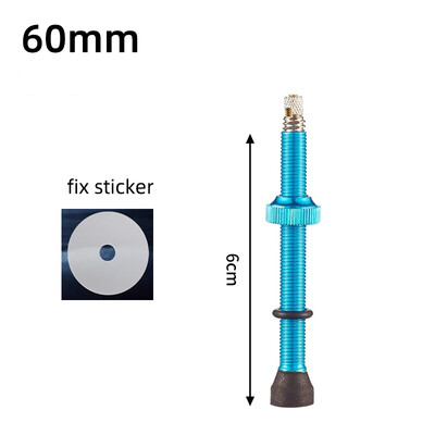 1 buc 40/60/80mm supapă Presta fără cameră F/V CNC din aliaj de aluminiu anodizat supapă pentru bicicletă pentru bicicletă de drum, supapă pentru anvelopă fără cameră, parte pentru ciclism