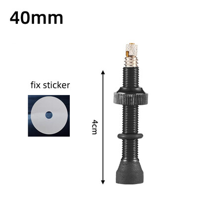 1 buc 40/60/80mm supapă Presta fără cameră F/V CNC din aliaj de aluminiu anodizat supapă pentru bicicletă pentru bicicletă de drum, supapă pentru anvelopă fără cameră, parte pentru ciclism