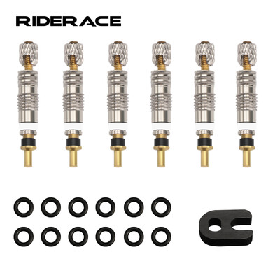 Miez de supapă de bicicletă Calitate Presta Supapă Miez de alamă Instrument MTB Road Tuburi de bicicletă Instrument de piesă de service Instrument de înlocuire detașabil prelucrat CNC