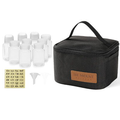 Set boca za začine Torba za pohranu velikog kapaciteta Set dozatora začina za kampiranje Staklenke za začine Organizator za piknik Kampiranje Roštilj