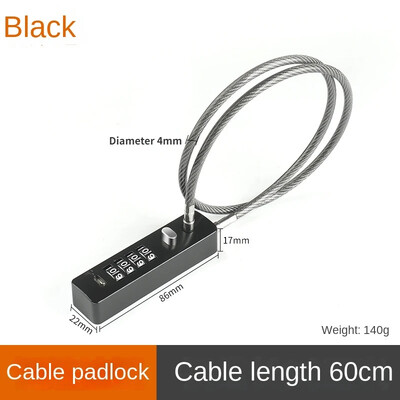 Cod de resetare pentru blocare prin cablu cu combinație din 4 cifre pentru dulap pentru biciclete Lacăt pentru dulap de fișiere Hardware Mobilier Blocare antifurt