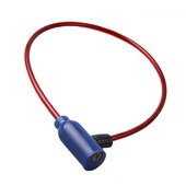 Prijenosna brava za bicikl protiv krađe, skuter, bicikl, sigurnosna brava za bicikl od čelične žice s 2 ključa, brava za bicikl