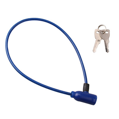 Prijenosna brava za bicikl protiv krađe, skuter, bicikl, sigurnosna brava za bicikl od čelične žice s 2 ključa, brava za bicikl